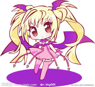 适合做像素娃娃的q版动漫人物【24p-教程作品-108kb