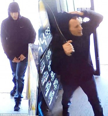 rth bottle shop bandit threatens sales assistant rth bottle shop bandit threatens sales assistant