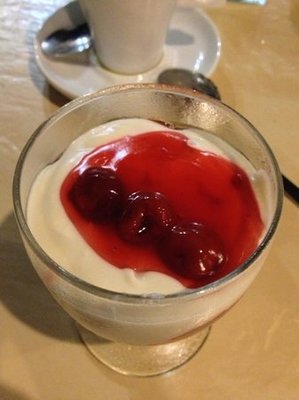 Creamy and with cherries, I cant remember the Creamy and with cherries, I cant remember the
