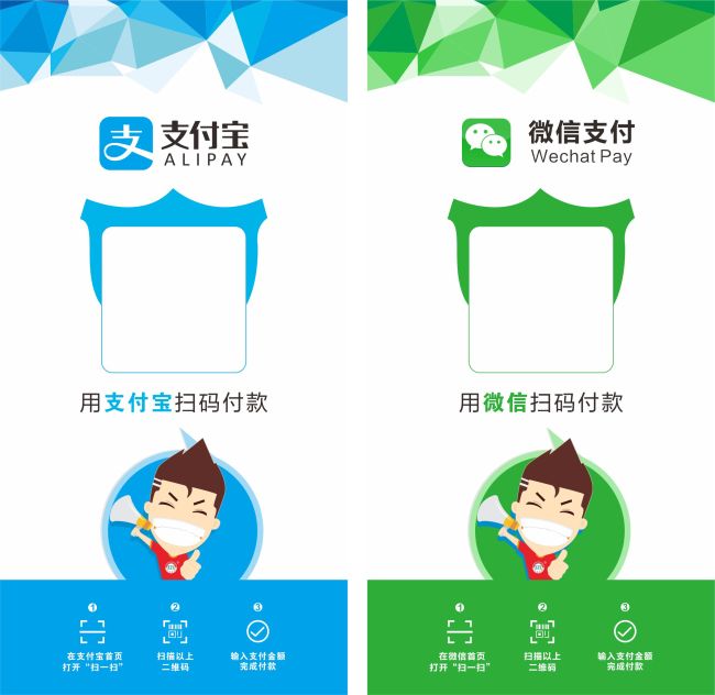 上面那个有卡机的可以用,就是那种超市扫描的东西,二维码是手机扫的