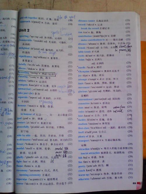 求牛津版上海英语7a的词汇表心得体会入学高中图片