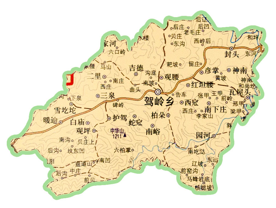 山西省晋城市地图图片