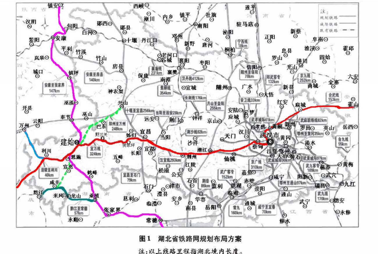 目前沿江高铁已经正式启动,而湖北具体线路为麻城→武汉→汉川→天门图片
