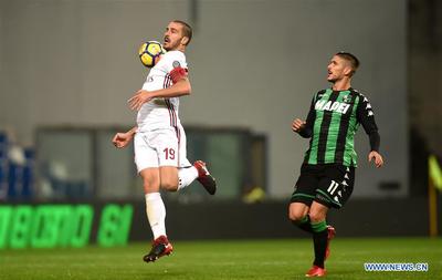 AC Milan beats Sassuolo in Serie A soccer ma AC Milan beats Sassuolo in Serie A soccer ma