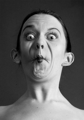 惊讶夸张的表情