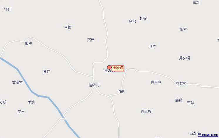 贺州市八步区桂岭镇交通地图图片