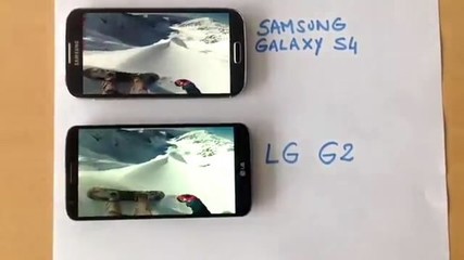 屏幕显示差异明显 LG G2视频对比三星S4 屏幕显示差异明显 LG G2视频对比三星S4