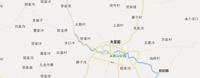 重庆市大足区地图大足区电子地图- 中国城市地图片