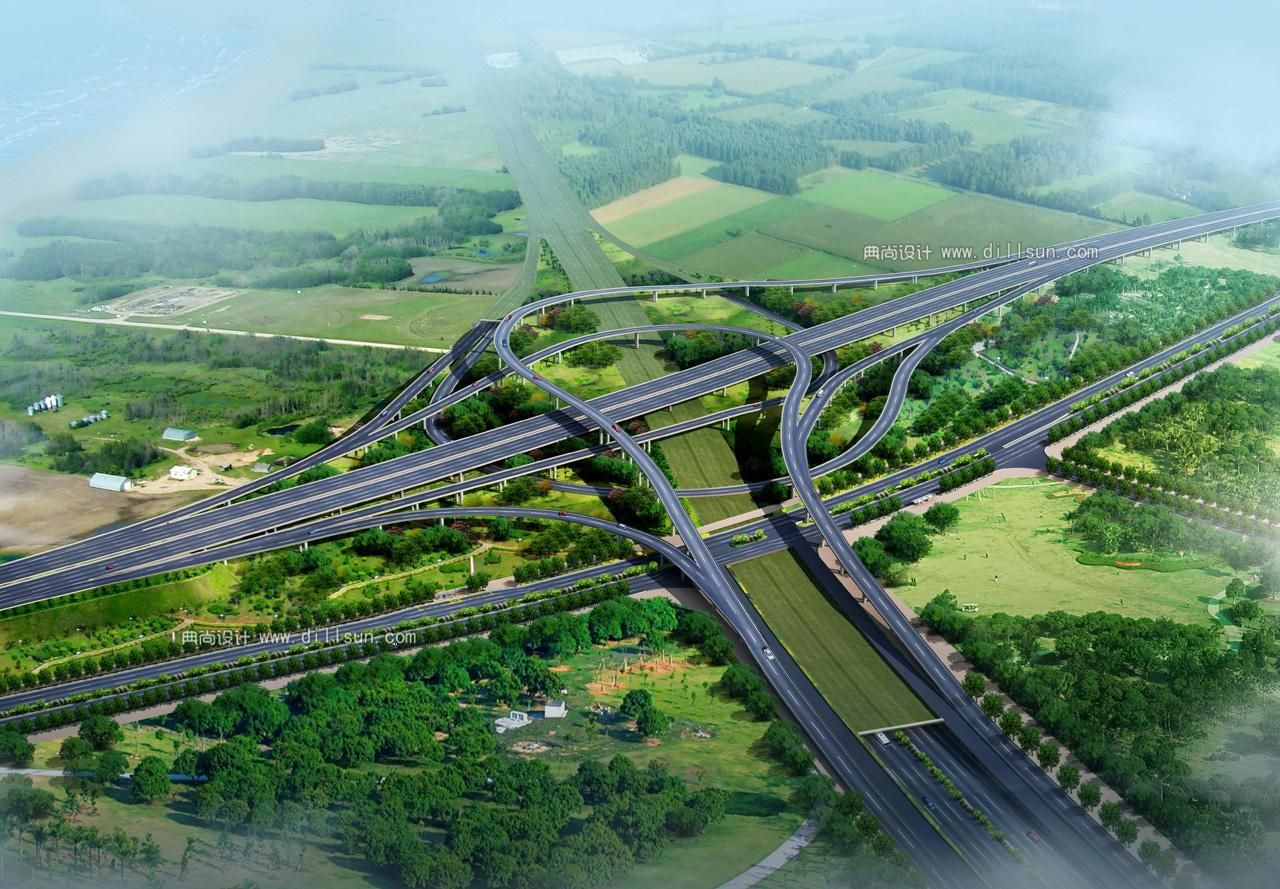 3D建模 建筑园林景观 效果图制作 道路 、规划-道路-猪八戒网
