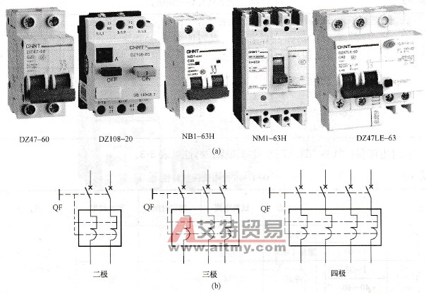 三档开关旋钮电气符号_自动空气开关的电气符号是_旋钮开关电气符号