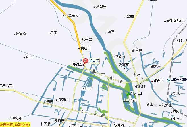 阜阳市颍泉区地图图片