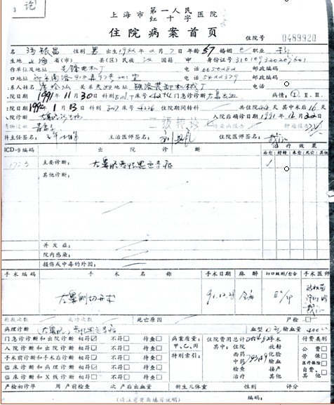 保險公司查十年前病史 保險公司查十五年病歷