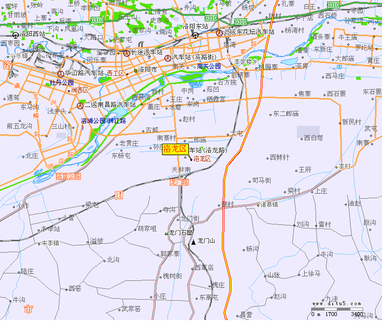 洛陽市洛龍區地圖_洛陽旅遊地圖 - 愛程旅遊網